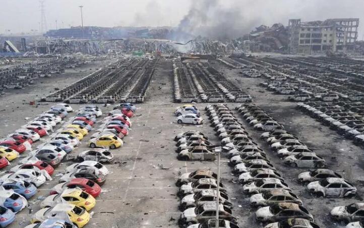 天津港爆炸質損車